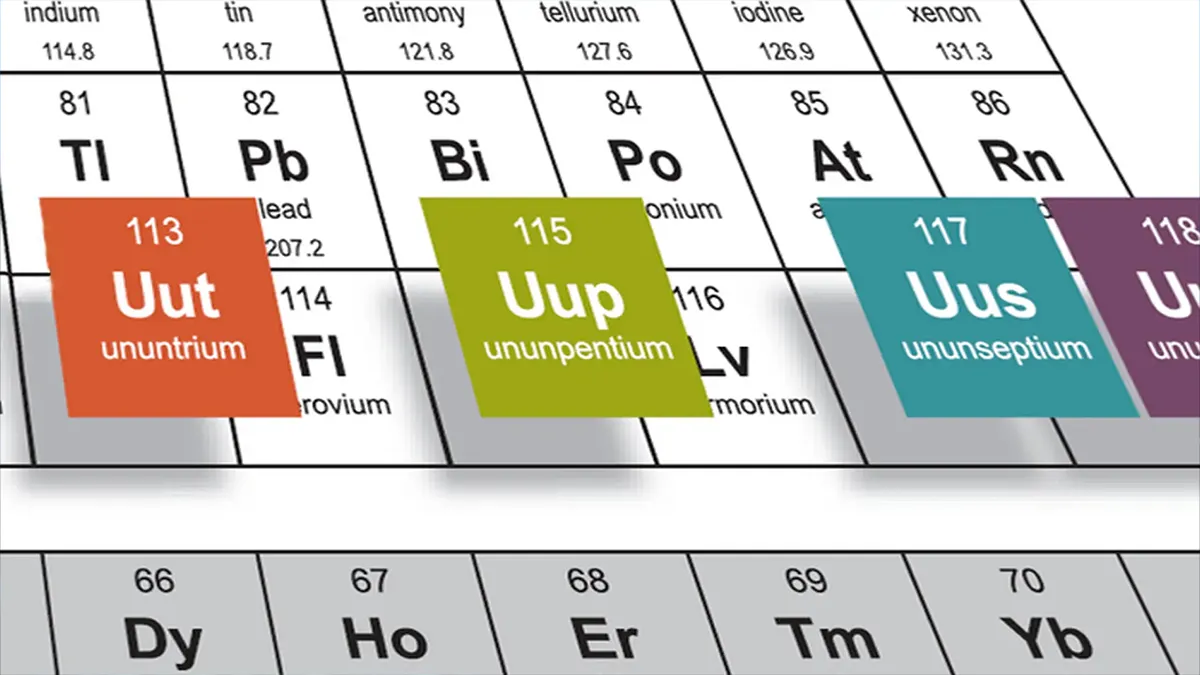 elemento 115, química, física, ciencia, transuránico, energía nuclear, combustible para naves espaciales, medicina nuclear, isótopos radiactivos, propiedades químicas, propiedades físicas, alta inestabilidad, vida media corta, cultura popular, ovnis, extraterrestres, tecnología avanzada, energías altas, agencias gubernamentales